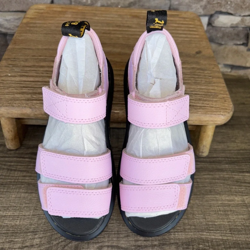 Girl's Sandals Dr. Martens The Klaire Sandal Size 1 Pink New!